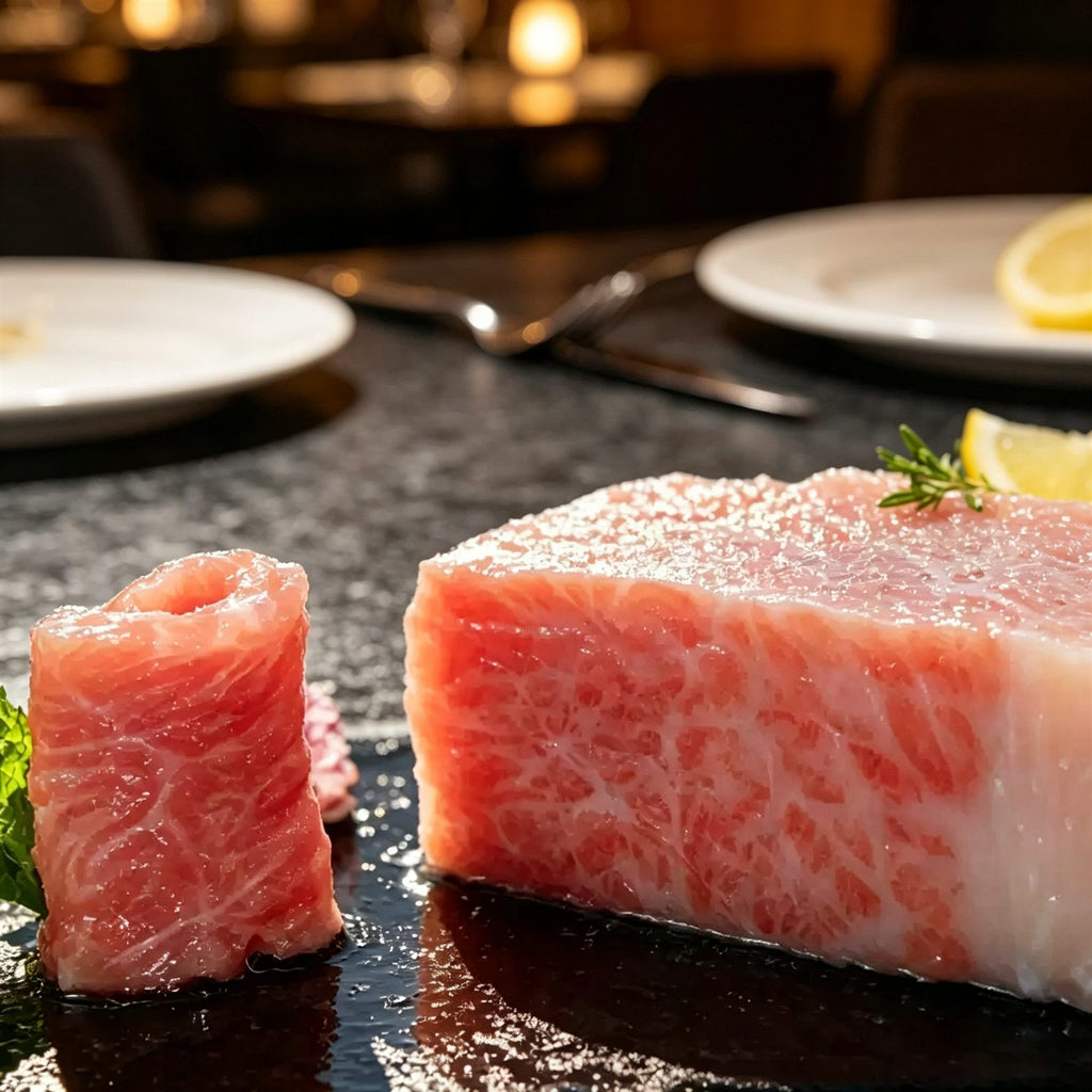 Frozen Sashimi-Grade Bluefin Tuna Chunks