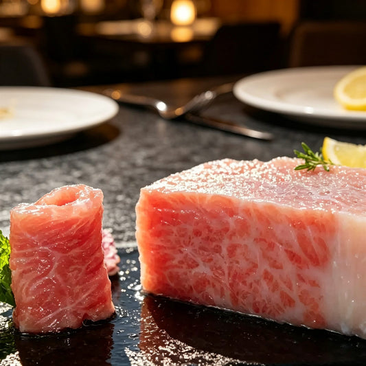 Frozen Sashimi-Grade Bluefin Tuna Chunks