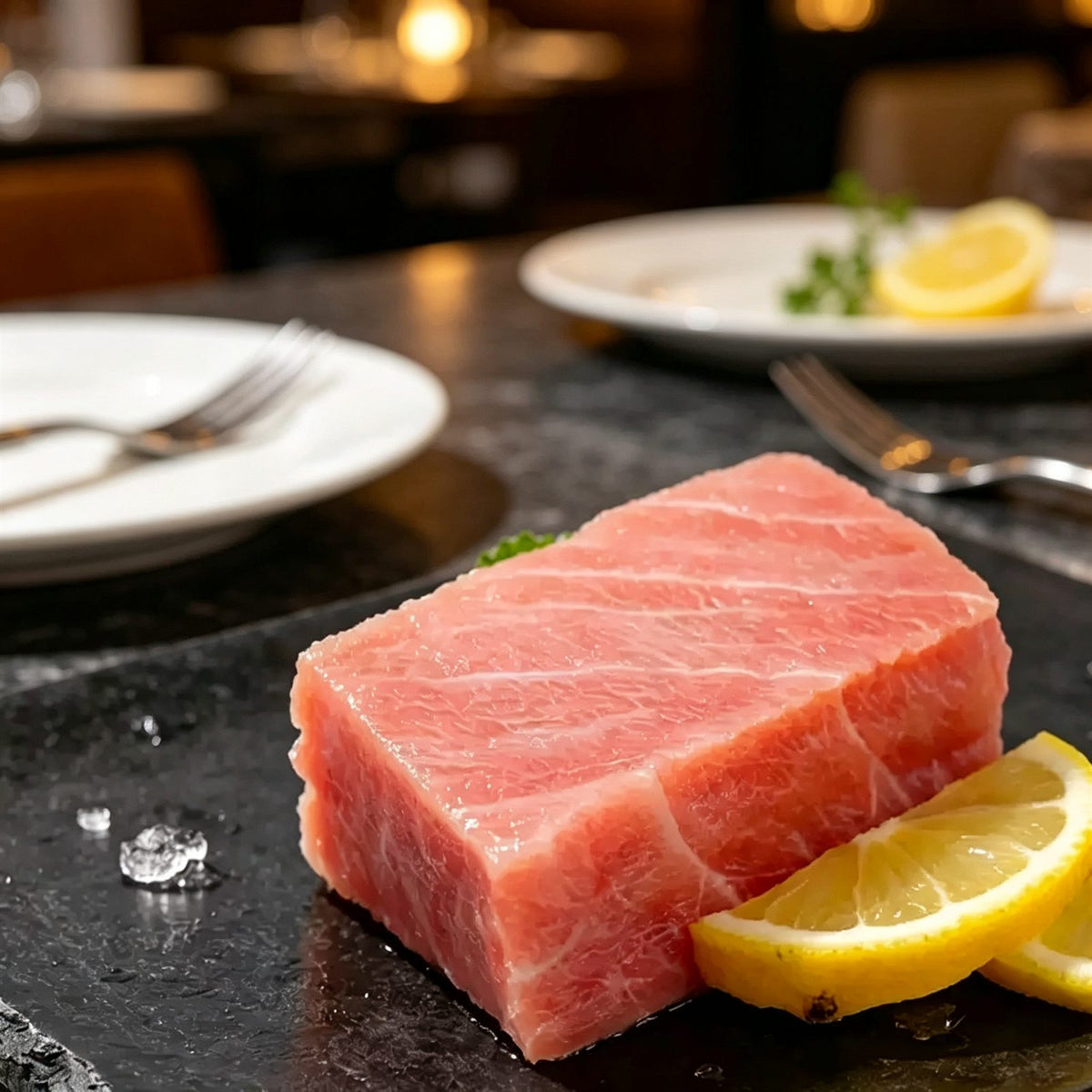 Frozen Sashimi-Grade Bluefin Tuna Chunks