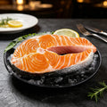 Thick-Cut Fresh-Frozen Salmon Steaks